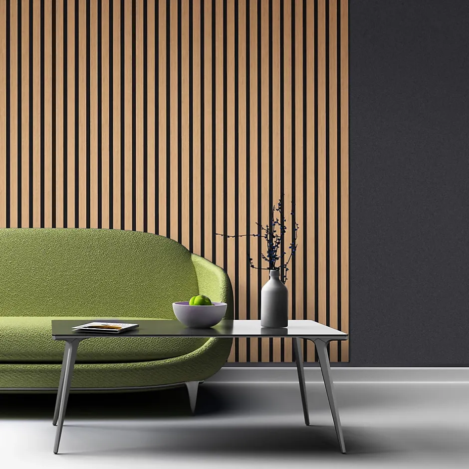 Tasseau de finition en chêne pour panneau Saragossa 2800 x 28 x 22 mm-Foge Outlet