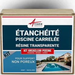 Arcane Industries Transparent - 25 m², support non poreux -