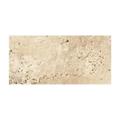Casa Linea Travertin mural en pierre naturelle beige mat L. 40,6 x l. 20,3 cm x ép. 1 cm
