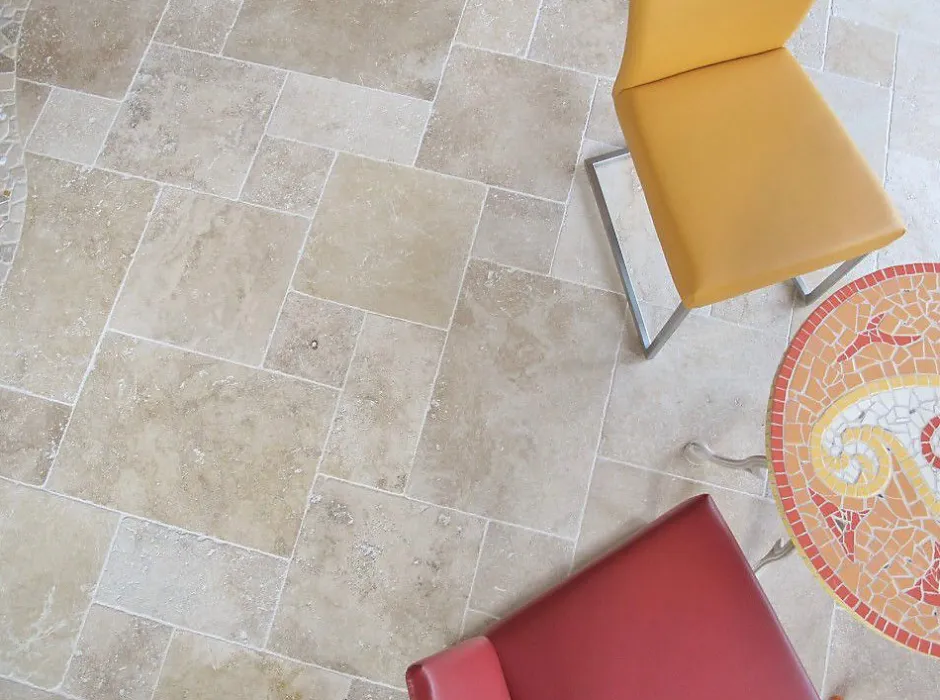 Albedo Pierre Travertin OPUS 1er choix - Vendu par set - set de 0,74m2