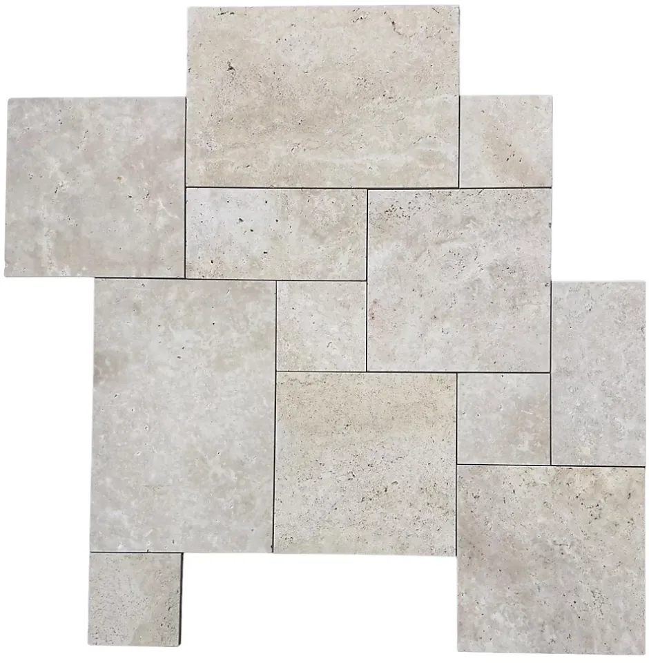 Albedo Pierre Travertin OPUS 1er choix - Vendu par set - set de 0,74m2