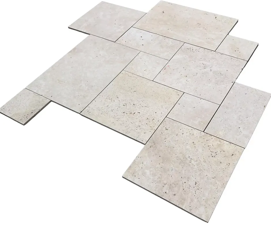 Albedo Pierre Travertin OPUS 1er choix - Vendu par set - set de 0,74m2