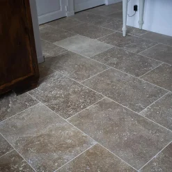 Ligerio Travertin pierre naturelle mur/sol premier choix mix 61 x 40,6cm Ep. 1,2cm - Vendu au m²