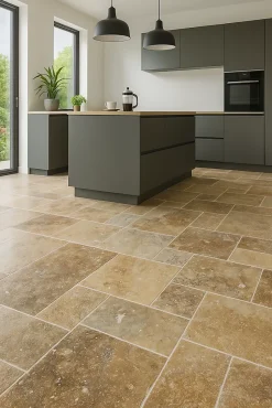 TRAVERTIN RUSTIC (2nd Choix) , pierre naturelle, Opus 4 formats EP 1,2cm (carton de 0,74m2) - LIVRAISON CHARIOT EMBARQUÉ-Pattom