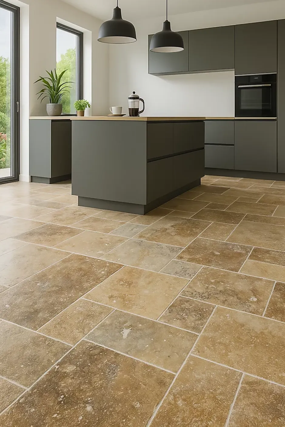 TRAVERTIN RUSTIC (2nd Choix) , pierre naturelle, Opus 4 formats EP 1,2cm (carton de 0,74m2) - LIVRAISON CHARIOT EMBARQUÉ-Pattom