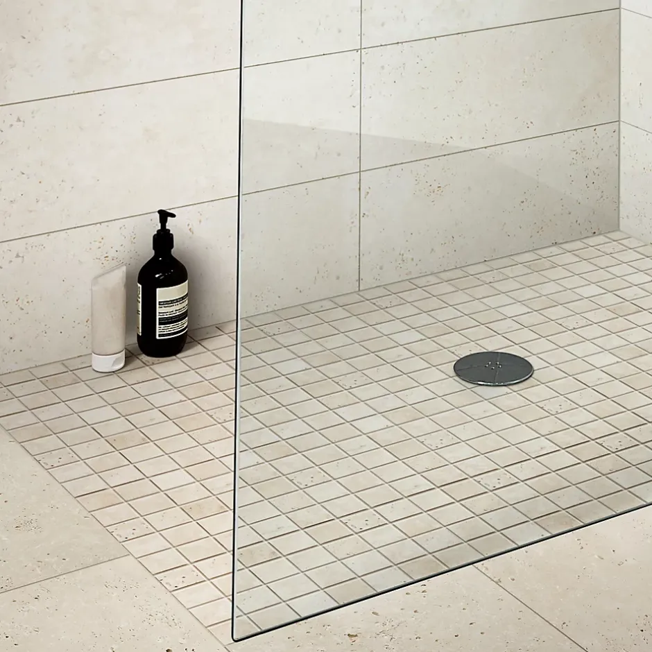 Casa Linéa Travertin sol et mur intérieur beige L.61 x l.40,6 cm x ép.12 mm, Travertino