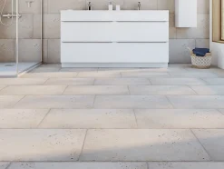 Travertin sol et mur intérieur L.60 x l.40 cm x ép.12 mm, Travertino Light