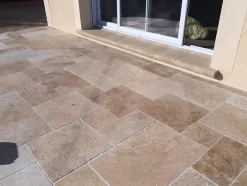 TRAVERTIN STANDARD MIX, (1er choix mix), pierre naturelle 40,6 X 61 EP 1,2cm - LIVRAISON PREMIUM CHARIOT EMBARQUÉ-Pattom Discount