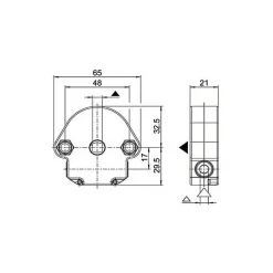 Bubendorff Treuil 1/6, Carré 8, 6p7, Fin de Course, , pour Volet Roulant