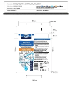 Tube pâte à joints raccords métalliques 50 ml-Geb Clearance