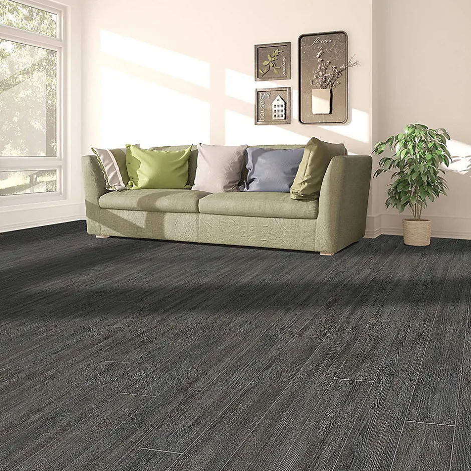 Floordirekt Vancouver 5 Aspect Bois carrelage Revêtement de Sol, 200 x 200 cm