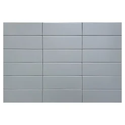 Velvet Grey Lisse Série Revêtement grès cérame premium 5x15 cm.-Lux Mosaic Clearance