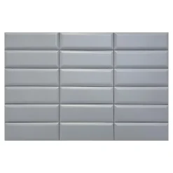 Lux Mosaic Velvet Grey Pillow Série Revêtement grès cérame premium 5x15 cm.