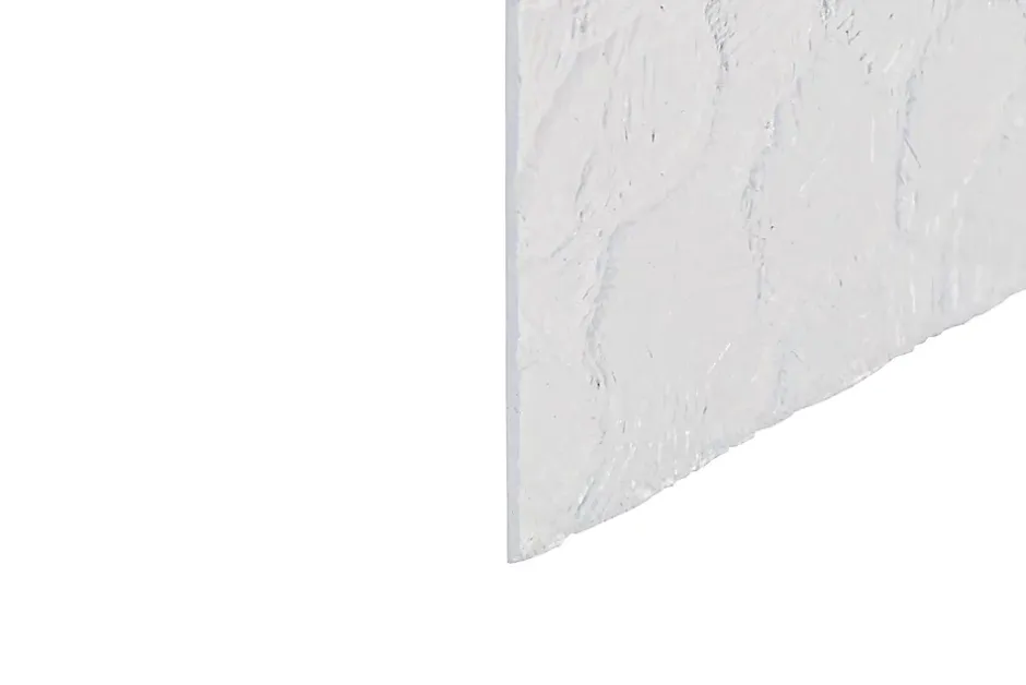 STRATIVER DISTRIBUTI Verre pommelé cristal 100 x 50cm ép.2,5mm