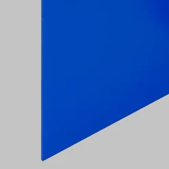 Verre synthétique cristal acrylique PMMA coloris bleu intense 2x1m ep 3mm-Strativer Distributi Best