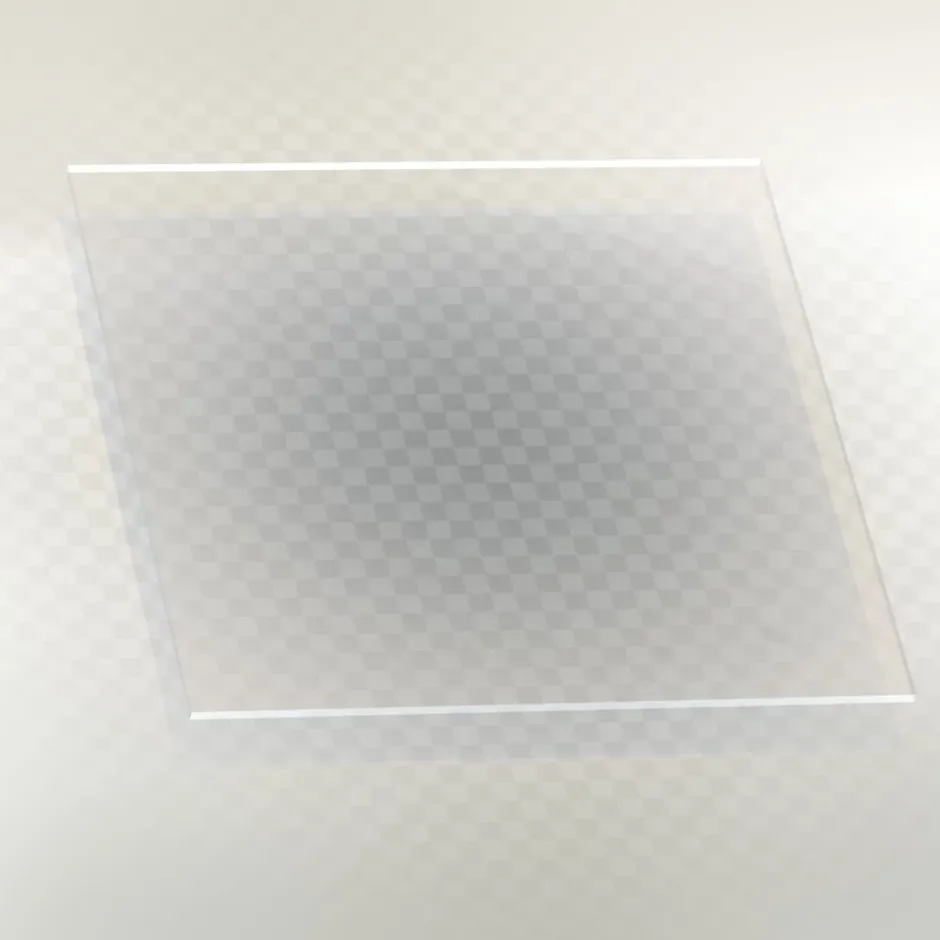 Verre synthétique cristal acrylique PMMA 100x100 cm, ép.3 mm-Strativer Distributi Outlet