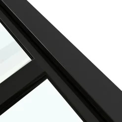 Verrière - 6 Vitrages - L: 233cm H: 105cm - Acier Ultra Fin - Noir Mat (RAL 9005) - Livrée Montée-Verrière Factory Online