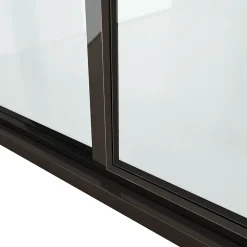 Verrière - 5 Vitrages - L: 195cm H: 125cm - Acier Ultra Fin - Noir Mat (RAL 9005) - Livrée Montée-Verrière Factory Best