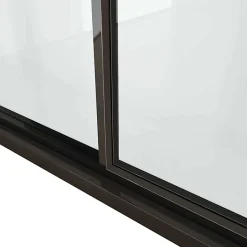 Verrière Factory Verrière - 3 Vitrages - L: 119cm H: 115cm - Acier Ultra Fin - Noir Mat (RAL 9005) - Livrée Montée