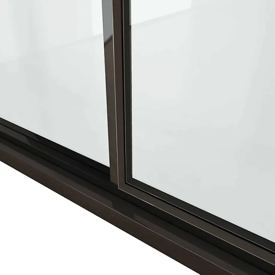 Verrière Factory Verrière - 3 Vitrages - L: 119cm H: 115cm - Acier Ultra Fin - Noir Mat (RAL 9005) - Livrée Montée