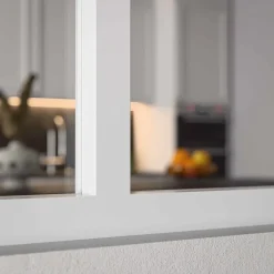 Mon Marché Déco Verrière 5 Carreaux - En Kit - Blanc