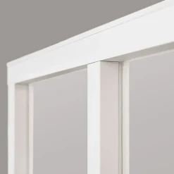 Verrière 5 carreaux transparents, coloris blanc H108 x l.153cm-