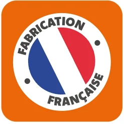 Verrière 2 grands carreaux - L x H : 69 x 110 cm - Laqué effet rouille granité - vitrages inclus-MySystem Discount