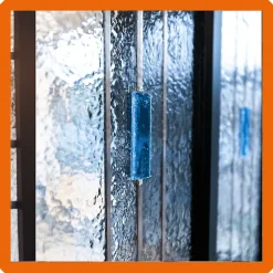 Verrière 2 verres Hudson - L x H : 69 x 125 cm - Laqué noir 9005 granité - verre Sahara inclus-MySystem Hot