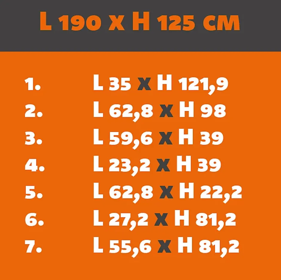 Verrière ArtDéco 7 - L x H : 190 x 125 cm - Laqué blanc 9003 granité - vitrages inclus-MySystem Discount