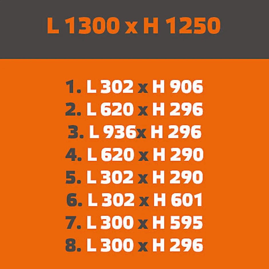 MySystem Verrière ArtDéco 8 - L x H : 130 x 125 cm - Laqué gris 7016 granité - vitrages inclus