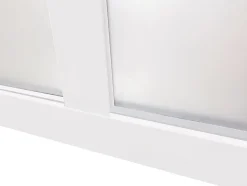 Vente-unique Verrière atelier en aluminium thermolaqué - 30x130 cm - Blanc - BAYVIEW