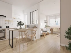 Vente-unique Verrière atelier en aluminium thermolaqué - 90x105 cm - Noir - BAYVIEW