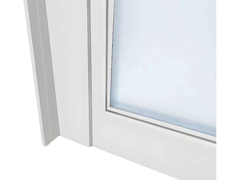 Verrière atelier en aluminium thermolaqué - 180x105 cm - Blanc - BAYVIEW-Vente-unique New