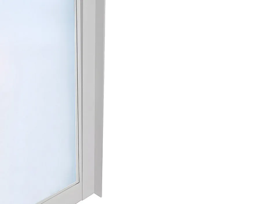 Verrière atelier en aluminium thermolaqué - 180x105 cm - Blanc - BAYVIEW-Vente-unique New