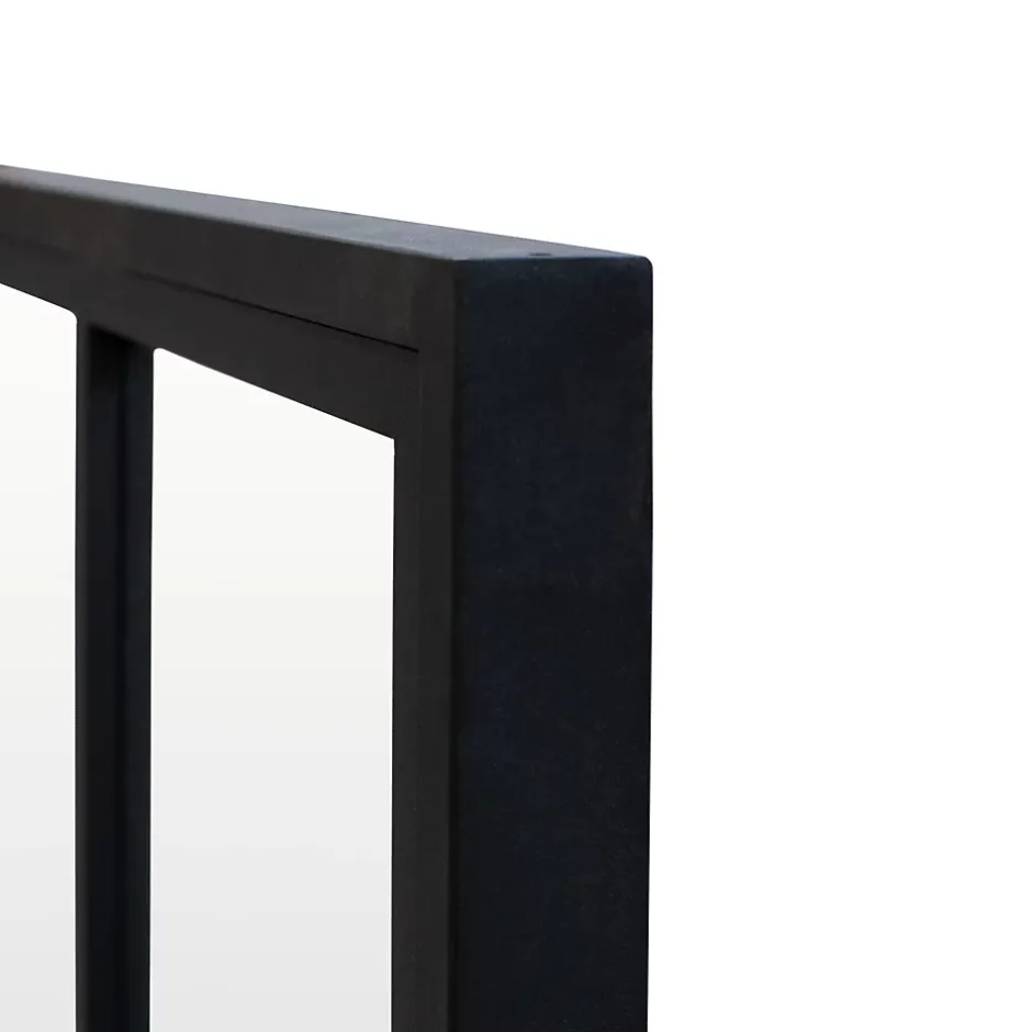 Verrière atelier - H.108xl.93 - 3 vitrages - transparent - cadre et profilés noir mat-Schulte Clearance