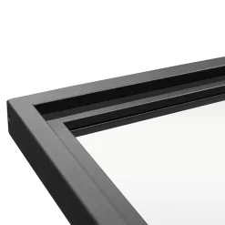 Verrière atelier - H.108xl.93 - 3 vitrages - transparent - cadre et profilés noir mat-Schulte Clearance