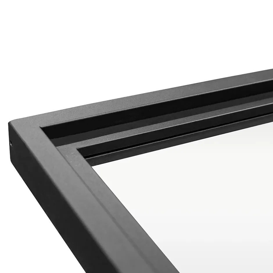 Verrière atelier - H.108xl.93 - 3 vitrages - transparent - cadre et profilés noir mat-Schulte Clearance