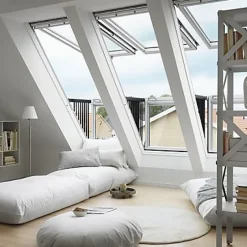 Velux Verrière balcon GDL Triple vitrage blanc SK19 114 x h.92 cm