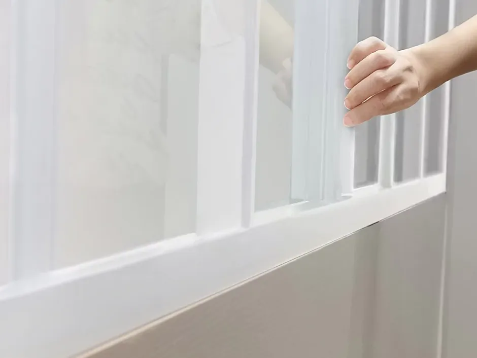 Verrière coulissante en aluminium thermolaqué blanc 120x105 cm - RAVENA-Vente-unique Hot