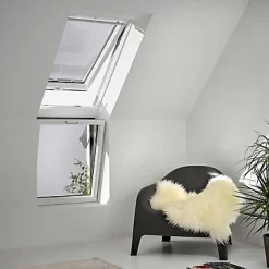 Velux Verrière d'angle à souflet VFE Tout confort bois SK35 2057 95 x h.114 cm