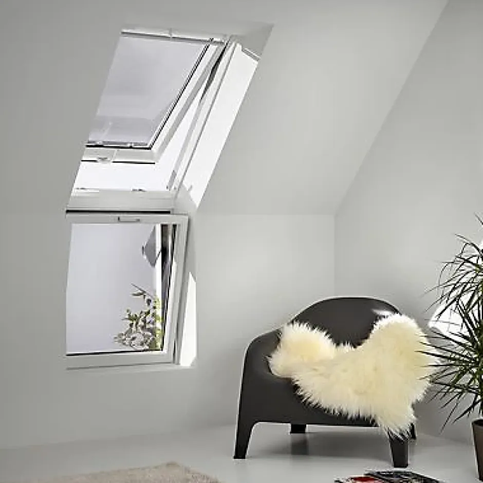 Verrière d'angle à souflet VFE Tout confort bois UK35 2057 95 x h.134 cm-Velux Hot