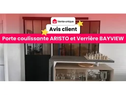 Verrière d'angle d'atelier en aluminium thermolaqué - L180 x L150 x H130 - Naturel clair - BAYVIEW-Vente-unique Clearance
