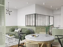 Verrière d'angle d'atelier en aluminium thermolaqué - L210 x L120 x H105 - Noir - BAYVIEW-Vente-unique Best