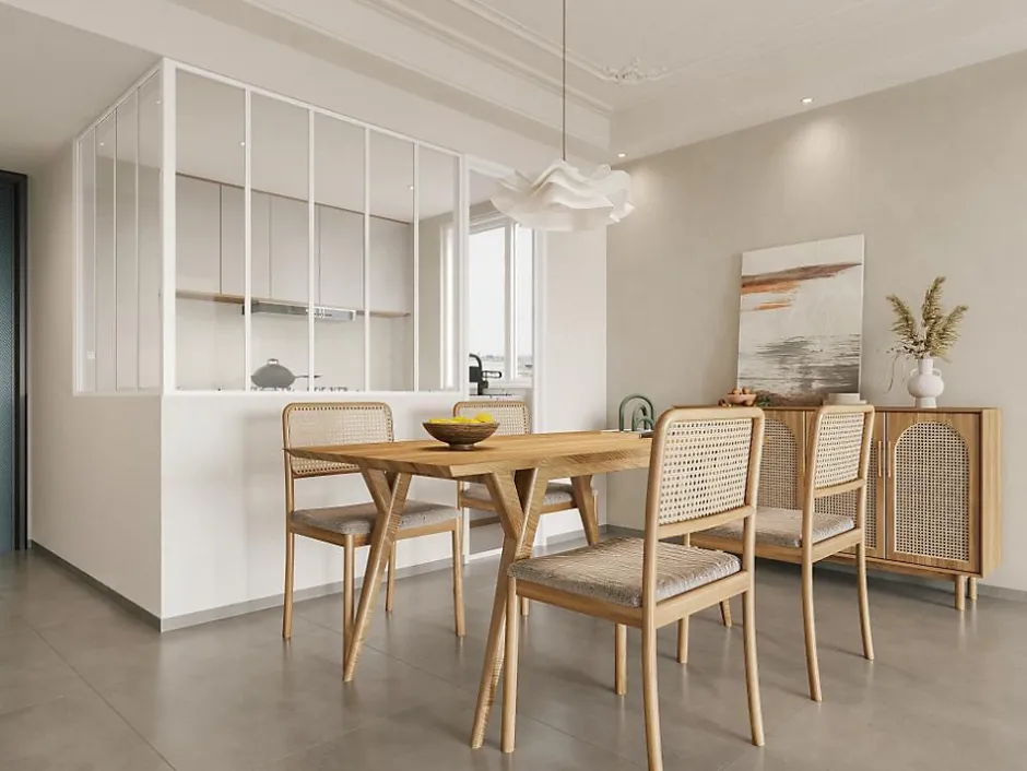 Vente-unique Verrière d'angle d'atelier en aluminium thermolaqué - L150 x L120 x H130 - Blanc - BAYVIEW