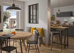 Verrière en aluminium noir 3 carreaux H.110 x 93,2 cm-Optimum