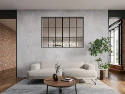 Verrière style orangerie en aluminium thermolaqué - 180x130 cm - Noir - ORANSA-Vente-unique Hot