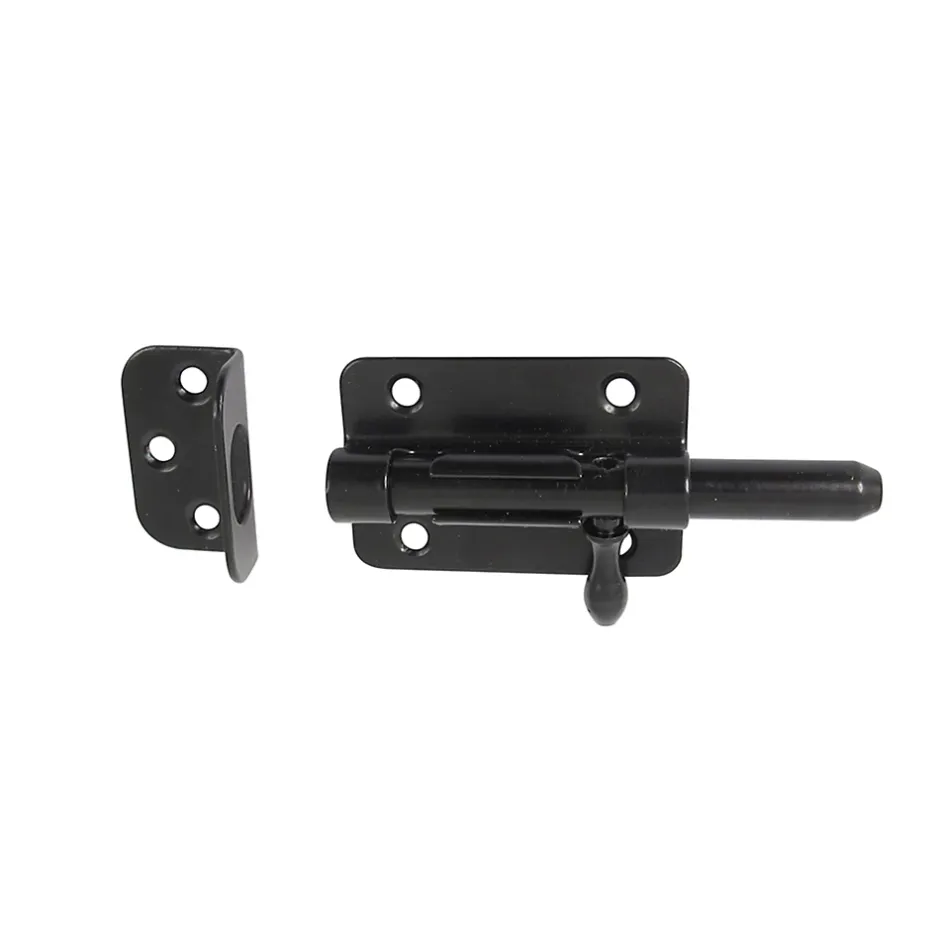 Verrou de box Afbat porte de cadenas noir ø16 mm-Afbat - Tb Industrie Sas Outlet