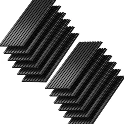 Vicco Panneau mural Chêne noir 12 pièces