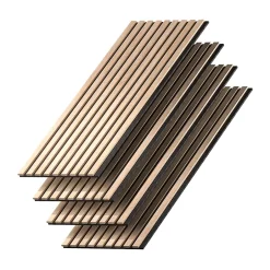 Vicco Panneau mural Chêne 4 pièces