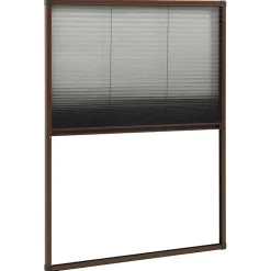 Moustiquaire Plissée pour Fenêtre Moustiquaire contre Insectes Volants Anti-moustique Maison Intérieur Aluminium 148655-Vidaxl Sale